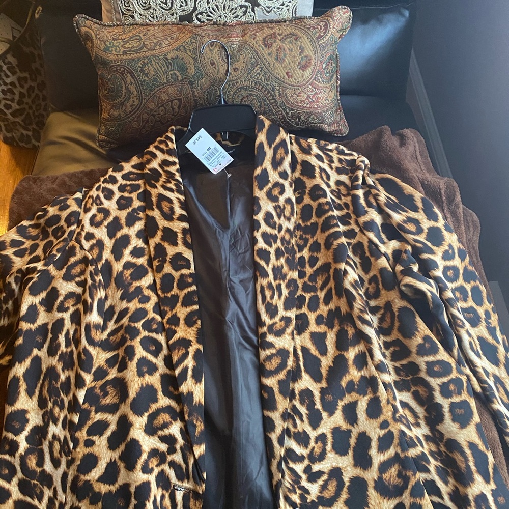 Bold print blazer